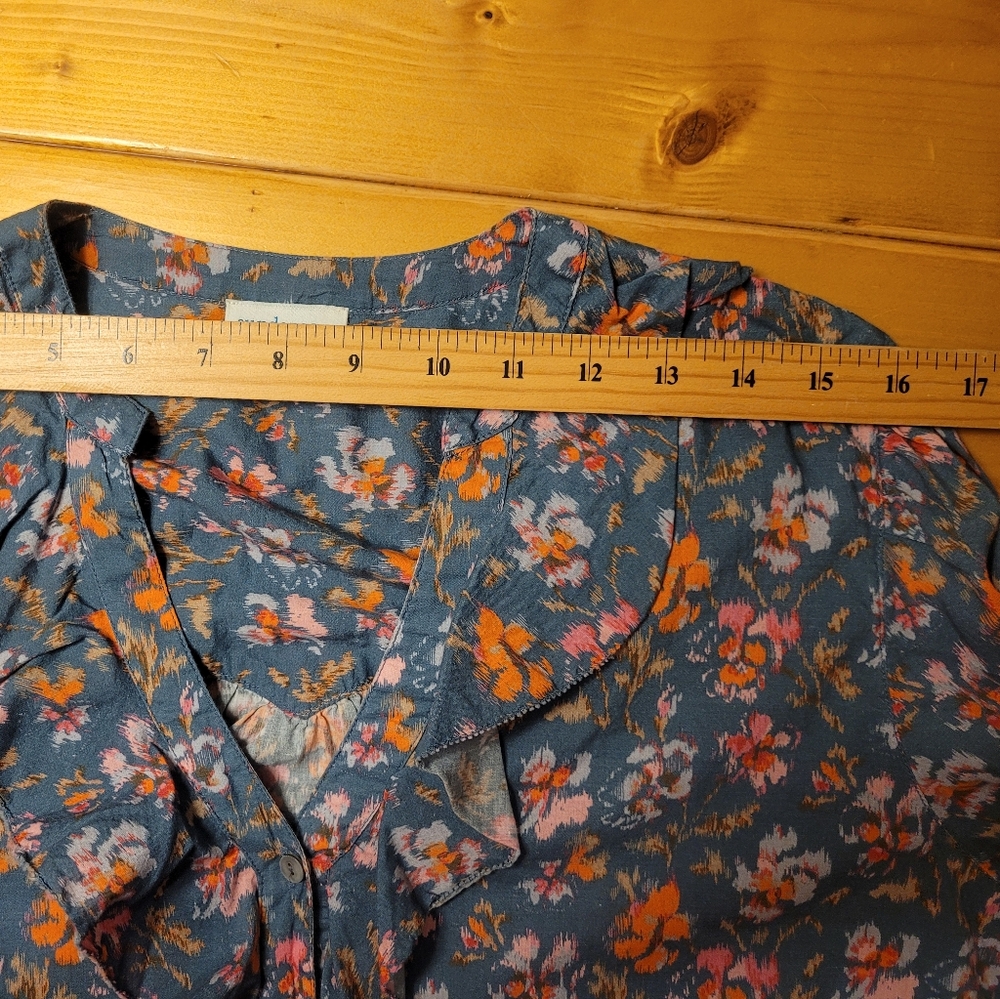 🌻Sundance Floral Ruffle Blouse - Multicolor - Picture 11 of 13